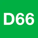 Logo van D66 Utrecht
