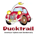 Logo van Ducktrail Avontuur tijdens een Eendenrally