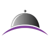 Logo Purple Catering AND Events