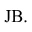 Logo van JB videoproductie