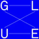 Logo van GLUE amsterdam connected by design